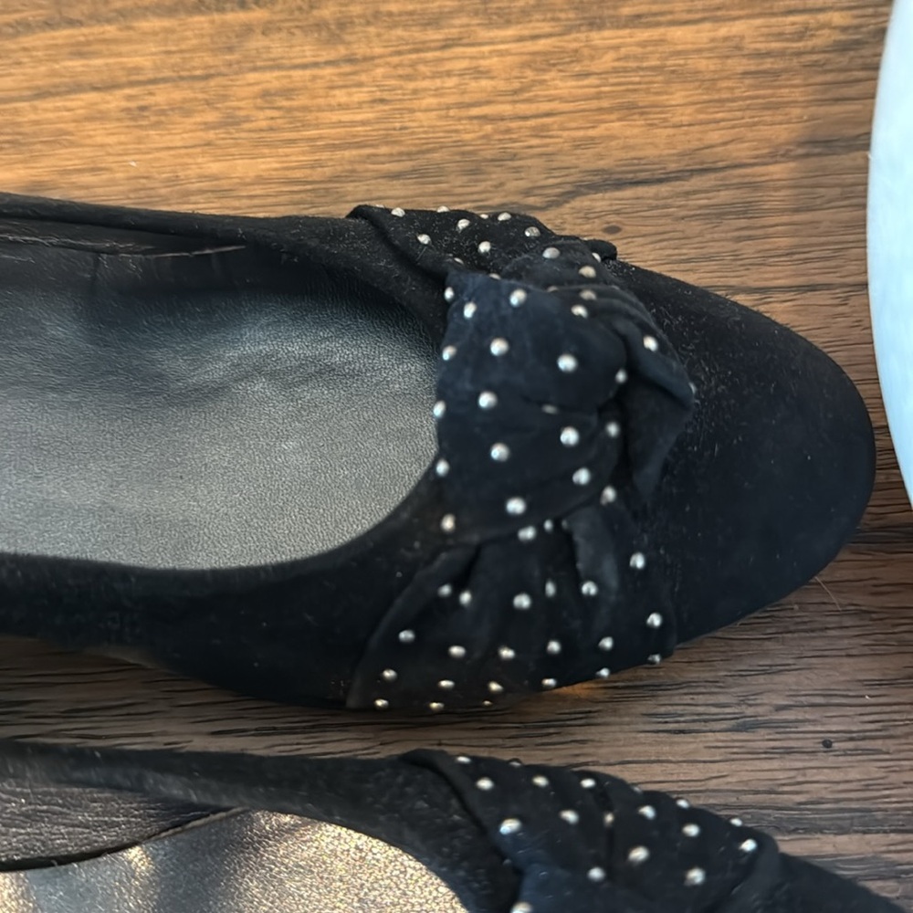 Stuart Weitzman Suede Studded‎ Access Heels Wedge 8N - Picture 9 of 13